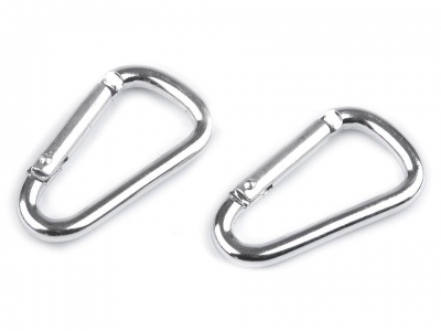 Karabiner | metall nickel silber